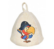 Шапка для бани детская Попугай