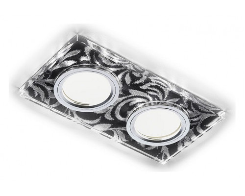 Встраиваемый светильник Ambrella Led S234 S234/2 BK/CH/WH