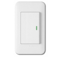 Выключатель одноклавишный с подсветкой Imex 70 Wide WH WSN 0421 WH