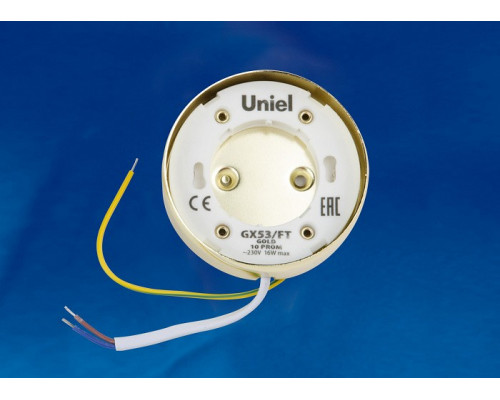 Накладной светильник Uniel Prom GX53/FT GOLD 10 PROM