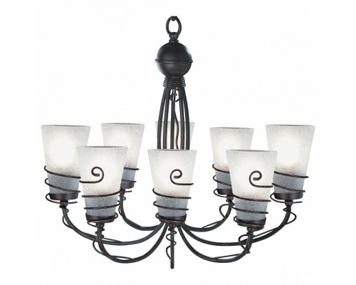 Подвесная люстра Arte Lamp Spiral A9051LM-8BR