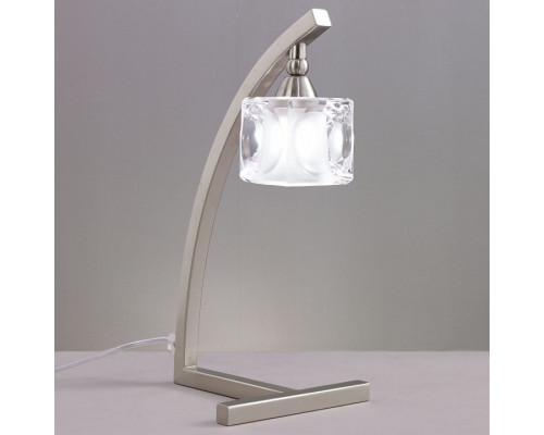 Настольная лампа декоративная Mantra Cuadrax 0004031 SATIN