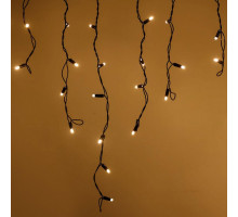 Бахрома световая [4x0.6 м] Edge ARD-EDGE-PRO-4000x600-BLACK-128LED-STD WARM (230V, 8W)