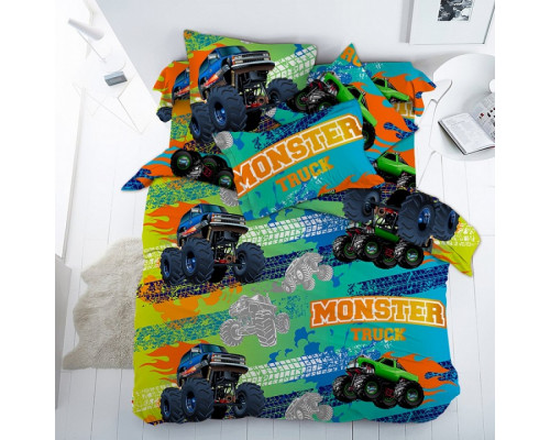 Постельное белье детское Монстр трак