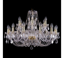 Подвесная люстра Bohemia Ivele Crystal 1406 1406/12+6/300/G/Leafs