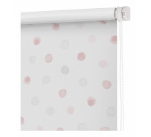Штора рулонная (60x160 см) Блэкаут Горошек