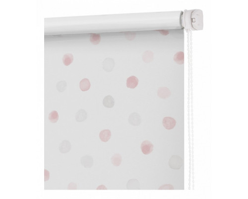 Штора рулонная (60x160 см) Блэкаут Горошек