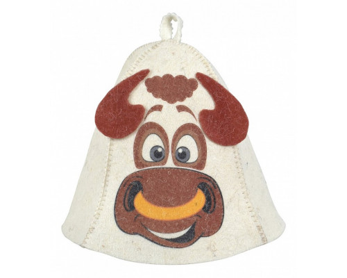 Шапка для бани универсальная (24x20 см) Бык