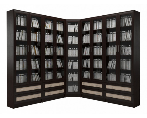 Шкаф книжный Мебелайн-41