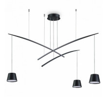 Подвесной светильник Ideal Lux Fish FISH SP3 NERO