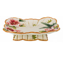 Блюдо декоративное (26.5x21x6.5 см) Лилия 59-679