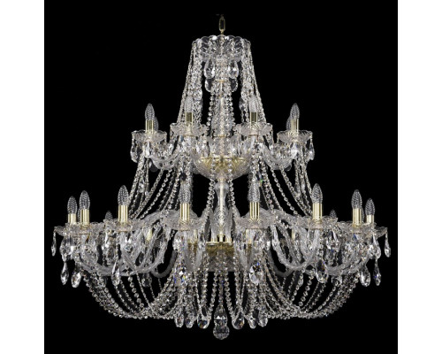 Подвесная люстра Bohemia Ivele Crystal 1406 1406/16+8/400-110/2d/G