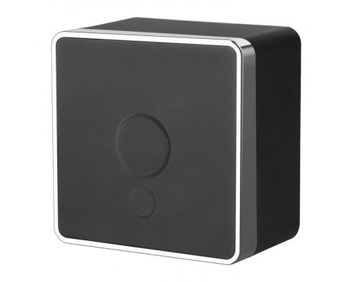 Розетка для вывод кабеля Werkel Gallant (черный/хром) WL15-16-01 (черный)