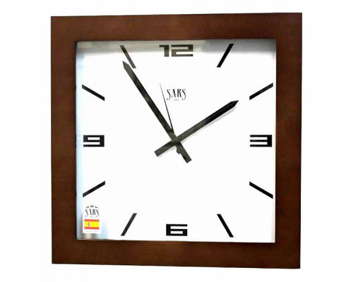 Настенные часы (45x45см) SARS 0195 Walnut