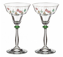 Набор из 2 подсвечников Елочные игрушки 674-474