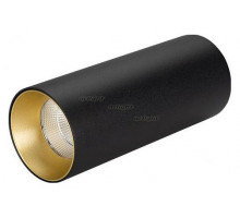 Накладной светильник Arlight SP-POLO-SURFACE-R65-8W Day4000 (BK-GD, 40 deg) 027502