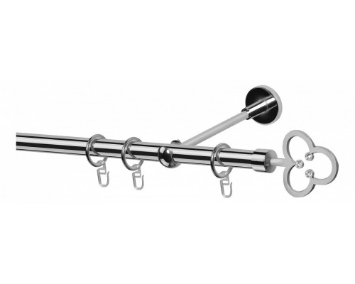 Карниз (300 см) Клевер со стразами