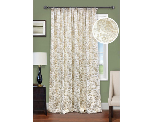 Портьера (200x280 см) 1 шт. Paisley