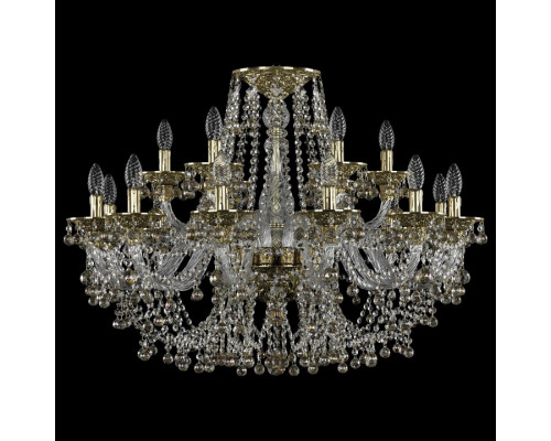 Подвесная люстра Bohemia Ivele Crystal 1609 16109/12+6/300 G K801