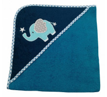 Полотенце детское (70x70 см) Слоненок с сердечком