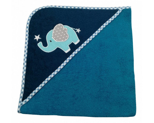 Полотенце детское (70x70 см) Слоненок с сердечком