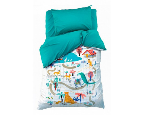 Постельное белье полутораспальное Заповедник