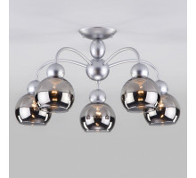 Люстра на штанге Eurosvet Fabia 30148/5 серебро