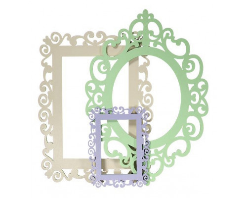 Набор из 3 фоторамок настенных AKI N-22-1