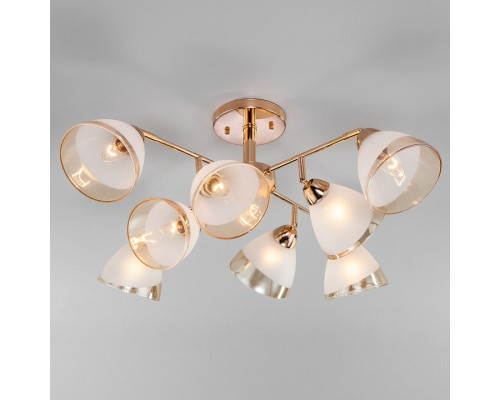 Люстра на штанге Eurosvet Paola 30126/8 золото