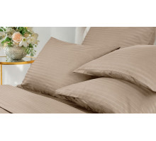 Набор из 2 наволочек (70x70 см) Stripe Bronze