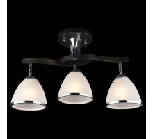 Люстра на штанге Eurosvet Ontario 9612/3 хром/венге