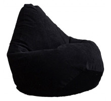 Кресло-мешок Черный Микровельвет 2XL
