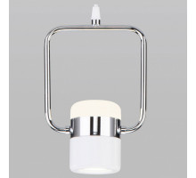 Подвесной светильник Eurosvet Oskar 50165/1 LED хром/белый