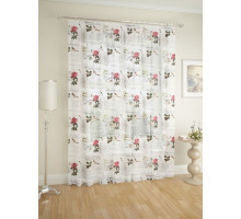 Гардина (300x260 cм) 1 шт. Розы и Птицы