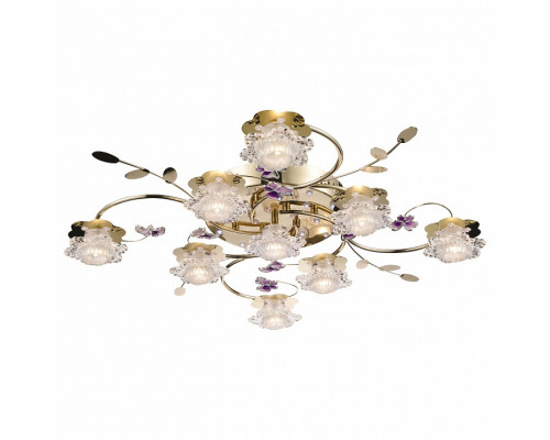 Потолочная люстра Arte Lamp Petali A3109PL-9GO