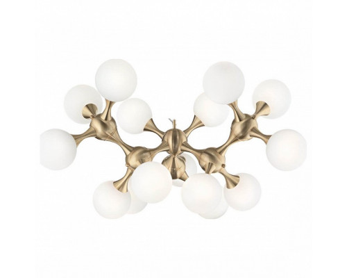 Подвесная люстра Ideal Lux Nodi NODI SP15 OTTONE SATINATO