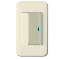 Выключатель одноклавишный с подсветкой Imex 70 Wide Delux Gold WSN 0224G