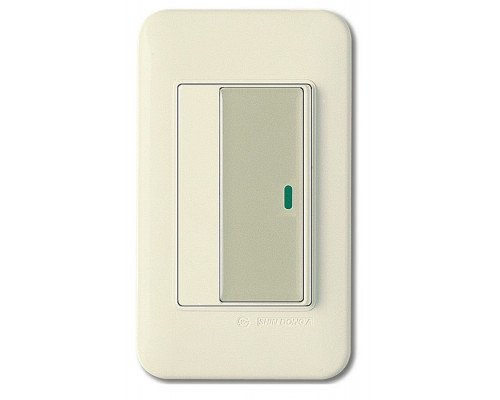 Выключатель одноклавишный с подсветкой Imex 70 Wide Delux Gold WSN 0224G