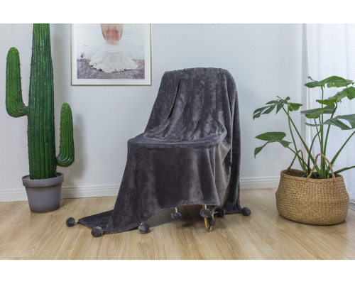 Плед (160x220 см) Бубон-жемчуг