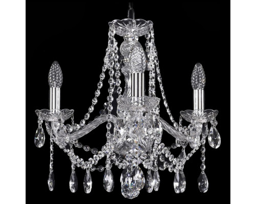 Подвесная люстра Bohemia Ivele Crystal 1413 1413/3/165/Ni