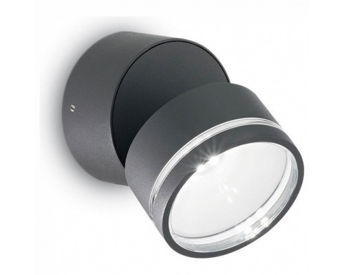 Спот Ideal Lux Omega OMEGA AP ROUND ANTRACITE 3000K