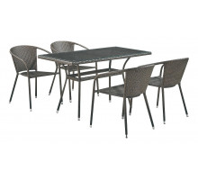 Набор уличный T286A/Y137C-W53 Brown 4Pcs