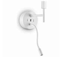Бра с подсветкой Ideal Lux Set Up SET UP MAP2 BIANCO