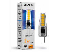Лампа светодиодная Voltega Simple G4 2Вт 2800K 