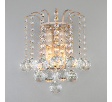 Бра Eurosvet Ostiniya 3299/2 белый с золотом/прозрачный хрусталь Strotskis