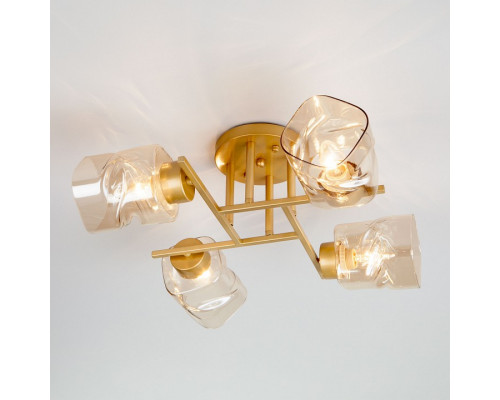 Потолочная люстра Eurosvet Hilari 30165/4 перламутровое золото