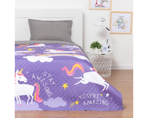 Покрывало полутораспальное Surf the rainbow