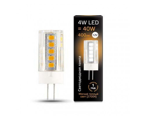 Лампа светодиодная Gauss 2073 G4 4Вт 2700K 207307104