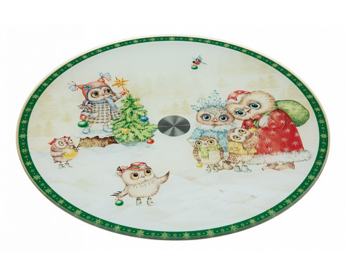 Тортовница (32x3 см) Совы 357-203