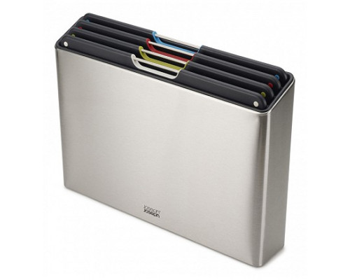 Набор из 4 досок разделочных (35.6x7.3x26.3 см) Folio Steel 60170